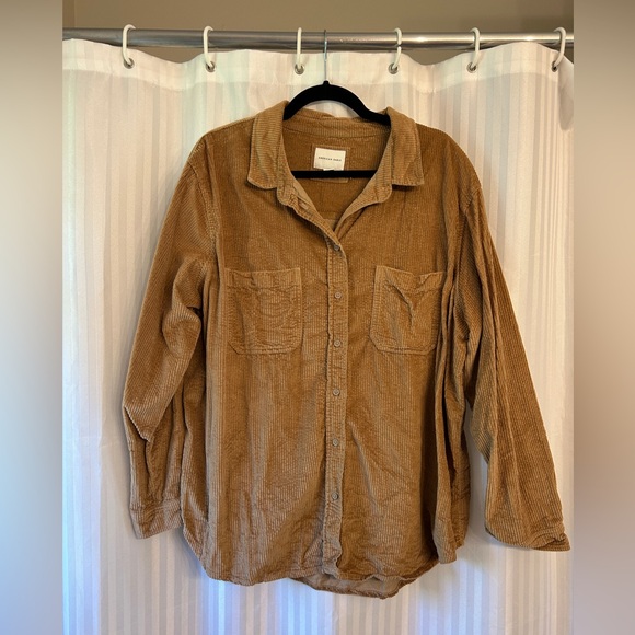 American Eagle Outfitters Tops - American Eagle Corduroy Button Up